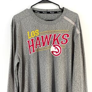 NBA Atlanta Hawks Los Noches Long‎ Sleeve Shirt Mens XLT Fanatics